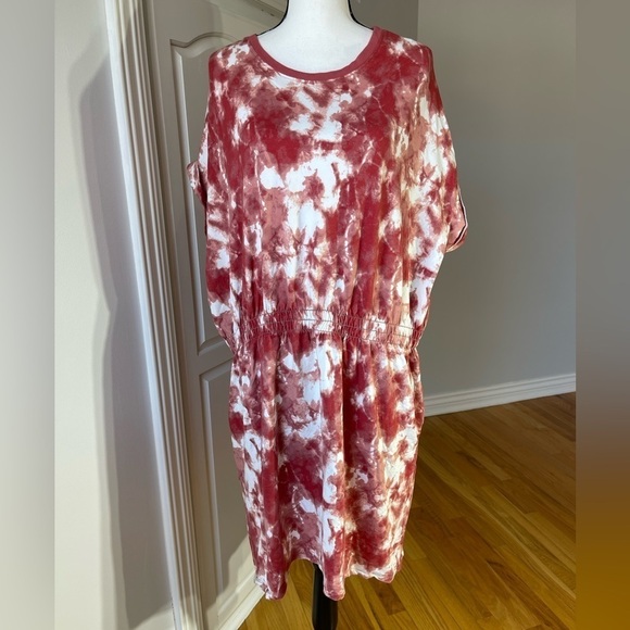 K.Jordan 2X tie dye dress with elastic and pockets - Picture 1 of 16